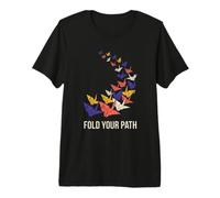 Dobla tu Camino Origami Inspiration Crane Paper Folding Art Camiseta Premium