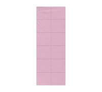 Doblable Esterilla de Yoga Mat Antideslizante Y Ligera de Material ElastóMero TermopláStico EcolóGico for Pilates Gimnasio Estiramientos Hombre/Mujer Interior Exterior(Pink,183x61x0.6cm)