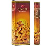 Dobladillo, 6 unidades 20 Stick Ginger - Caja de seis 20 de incienso - dobladillo de incienso