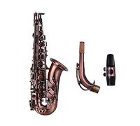 Doblado Saxofón Alto Mib Instrumento De Patrón Tallado Para Saxofón En Mi Bemol Con Kit De Accesorios Para Saxofón