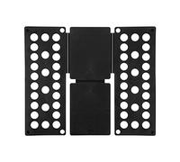 Doblador de ropa en forma de T, Tabla de plástico for doblar ropa, multicolor, tallas for adultos y niños(Schwarz,Adult models)