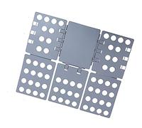 Doblador de ropa en forma de T, Tabla de plástico for doblar ropa, multicolor, tallas for adultos y niños(Grijs,Adult models)