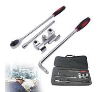 Doblador manual de cables CCD, herramienta de doblado de alambre de trinquete de 0 a 90 °, ajustable para cables de cobre y aluminio de 35 a 240 mm², doblador de cables de electricista resistente con