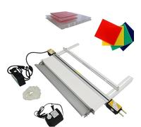 Doblador plástico del PVC de acrílico, Máquina Dobladora De Acrílico con Calefacción, Marco Metal Y Posicionamiento En Ángulo para Hacer Carteles, Placas emisoras,300mm