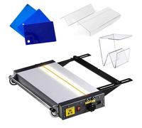 Dobladora acrílica, calentador doblador de PVC, temperatura ajustable de 0 a 600 °C, ángulo ajustable de 0 a 180 °, grosor de flexión de 1 a 10 mm, ideal para decoración de letreros