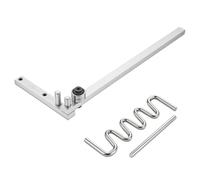 Dobladora de acero al carbono, herramientas manuales creativas de hierro, dobladora manual para barras de hierro, diámetro máximo flexible 0,8 cm, barra de acero de 8 mm, 33 x 16 x 5 cm