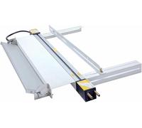 Dobladora de acrílico con calentador, dobladora de plástico caliente para PVC y acrílico, máquina plegable con posicionamiento angular, ideal para manualidades y proyectos de bricolaje