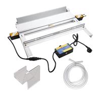Dobladora de acrílico con soporte, temperatura ajustable y refrigeración por agua para PVC, plexiglás, PCABSPP, 30 cm a 125 cm de longitud