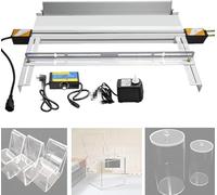 Dobladora de acrílico en caliente para láminas de PVC, esencial para posicionamiento angular en aplicaciones de caja de luz, 125 cm de longitud