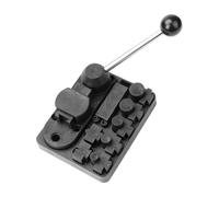 Dobladora de alambres metálicos: moldeo eficiente de bobinas, abrazadera de conformación integrada | Dobladora de alambre de metal compacta, herramienta de taller para manitas, mandril manual