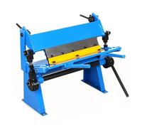 Dobladora de chapa metálica manual 135 grados con rodillo freno y cizalla, máx. 305 mm Para uso de bricolaje