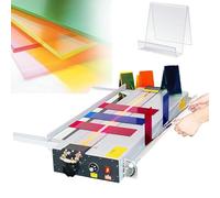 Dobladora de láminas de acrílico, calentador, caja de luz de 65 cm, dobladora de PVC, herramienta de calentamiento, calibración de rayos infrarrojos de plexiglás, ajustador de ángulo y longitud