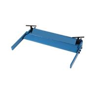 Dobladora de metal manual, dobladora de metal portátil, dobladora de acero con ángulo de doblado de 0 a 90°, espesor de 1 a 1,2 mm, plegadora con freno de mano for taller de metalistería.(63cm)