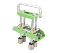 Dobladora de metal, máquina plegable de borde de rodillo de 4 ejes, herramienta de laminación y sujeción de chapa de múltiples estaciones para uso en taller (B)