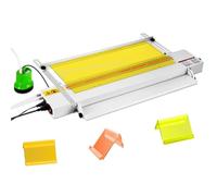 Dobladora de plástico acrílico y PVC de 30 cm/60 cm/125 cm, 0-85 °C, longitud y ángulo ajustables, herramienta de calentamiento for doblar tiras acrílicas de 1 mm a 6 mm de espesor(60cm)