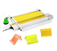 Dobladora de plástico PVC acrílico de 30/60/125 cm,0-85 ℃ Máquina dobladora de láminas de plástico con soporte y longitud y ángulo ajustables,herramienta para doblar plástico de 1-6 mm de espeso 60cm