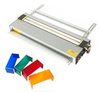 Dobladora de tiras de plástico acrílico, máquina dobladora en caliente con posicionamiento angular, longitud y ancho ajustables para acrílico, plexiglás, PVC, PC, ABS, PP