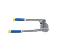 Dobladora de tubos 3 en 1 para tubos de 1/4 pulgadas, 3/8 pulgadas, 1/2 pulgadas, herramienta de doblado manual resistente para fontanería HVAC de cobre, latón, aluminio, HVAC, azul plateado (CT-612M)