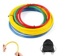 Dobladora de tubos de cobre de CA, kit de doblado de tubos HVAC de 1/4 pulgadas 3/8 pulgadas 1/2 pulgadas 5/8 pulgadas con tiras de plástico PE para sistemas de aire acondicionado, conformado seguro