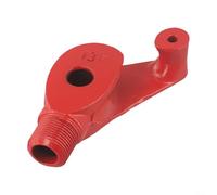 Dobladora de tubos, herramienta manual de doblado de tubos de 15-32 mm, acero rojo para alambre de agua, tubo de cobre galvanizado, conducto HVAC de fontanería DIY (15 mm)
