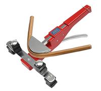 Dobladora de tubos manual, 6-22 mm, juego con cortador y desbarbador, ángulo de flexión de 90°, para tubos de cobre/aluminio