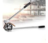 Dobladora de tubos OD de 3/4 pulgadas, dobladora manual de tubos tipo palanca con ganchos anchos de forma segura y escala transparente, ángulo de flexión de 180 grados, para tubo de tubo de acero