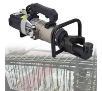 Dobladora de Varillas de Refuerzo Hidráulica Eléctrica de 1200/1800 W, 8 mm a 36 mm,dobladora hidráulica portátil de barras de acero, ángulo de doblado de 90-135 grados,doblado o enderezamiento 22E