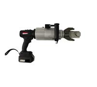 Dobladora de varillas refuerzo eléctrica industrial RB-20B, inalámbrica, portátil, con batería iones litio fácil reemplazar y fuente alimentación hidráulica,Corte Rápido