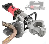 Dobladora eléctrica de barras de refuerzo, máquina portátil de 1100 W para barras de refuerzo de 4 a 22 mm, flexión rápida en 3 segundos con ángulos de 0 a 90°, dobladora de acero manual para