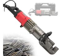 Dobladora eléctrica de varillas de refuerzo, herramienta hidráulica de 1150 W para dar forma a las varillas, ángulo de doblado de 0° a 90° en 5 segundos, incluye pernos de posicionamiento para un do