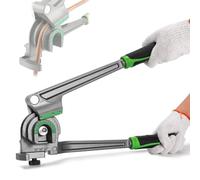 Dobladora manual de tubos: herramienta de doblado de tubos 3 en 1 para curvas de 180 grados, adecuada para tubos de 1/4 pulgadas, 3/8 pulgadas y 1/2 pulgadas, ideal para reparaciones de HVAC y