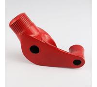 Dobladora manual de tubos para tubos de hierro galvanizado, cobre, agua y alambre, 15 mm, 20 mm, 25 mm, 32 mm, herramienta de doblado de tubos de acero con diseño en forma de abanico, rojo (20 mm)