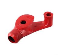 Dobladora manual de tubos para tubos de hierro galvanizado, cobre, agua y alambre, herramienta de doblado de tubos de acero de 15 mm, 20 mm, 25 mm, 32 mm, con diseño en forma de abanico, rojo (25 mm)