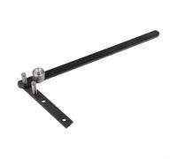 Dobladora manual de varillas resistente para uso en banco de trabajo, dobla barras planas, varillas redondas y cuadradas de aluminio y cobre con precisión de hasta 180 grados