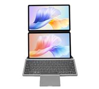 Doble 10.95 Pulgadas 16:10 Laptop de Pantalla Táctil, 128 GB SSD 16GB RAM, 2 Modo de Pantalla Plegable para Ganar 11, 1920x1200, DCI-P3, Liviano y Portátil (Enchufe de la UE)