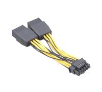 Doble 8Pin 6 + 2PIN a 16Pin 12 + 4 Pin Cable adaptador de corriente 12VHPWR fácil integración 8Pin de suministro de tarjeta madre adaptador de GPU