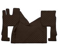 Doble Alfombra + Funda De Eco Cuero Marrón Volvo FH4 Desde 2013 Automático