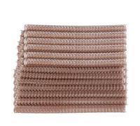 doble anillo espiral de unión de la columna verteb Lomos de encuadernación alambre doble bucle Multicolor 100 piezas A4 hojas 1/2 pulgada 0,8 mm 34 bucles(Rose Gold)