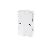 Doble base schuko de superficie con protección IP20, instalación rápida, ideal para hogares y oficinas.