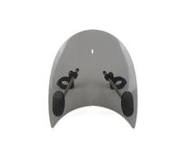 Doble Burbuja Deflector Viento Accesorios Universales Para Motocicletas Alerón Parabrisas Parabrisas De Motocicleta(Light Smoke)