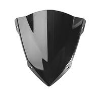 Doble Burbuja Deflector Viento Para MT-09 Para FZ-09 2013 2014 2015 2016 Wolf Line Soporte De Alerón Delantero Para Parabrisas De Motocicleta(Smoke)