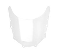 Doble Burbuja Deflector Viento Para NSR 125 Para JC22 Para Foxeye 1994-2002 Parabrisas Delantero De Motocicleta Deflectores De Viento Visera Solar Protector Carenado(Clear)