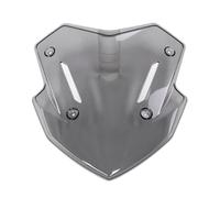 Doble Burbuja Deflector Viento Para X-MAX300 Para XMAX300 Para Tech MAX 2025 Deflector De Parabrisas Delantero De Motocicleta Carenado De Parabrisas Pantalla Deportiva Fly(Gray)