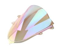 Doble Burbuja Deflector Viento Para YZF Para R125 Para R15 Para V3.0 2017-2022 Accesorios De Motocicleta Parabrisas Protector Deflector De Pantalla(White Iridium)