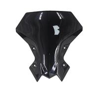 Doble Burbuja Deflector Viento Para Z900 Para Z650 Para Z 900 650 Parabrisas De Motocicleta Cubiertas De Parabrisas Lente De Pantalla Deflector De Motocicletas(Black)