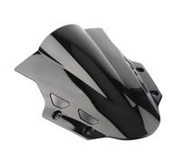 Doble Burbuja Deflector Viento Parabrisas De Motocicleta De Doble Burbuja Para GSX250R Para GSXR 250 2017 2018 2019 2020(Black)