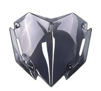 Doble Burbuja Deflectores Viento para XMAX300 para XMAX250 para XMAX125 para Xmax para XMA-X para X-MAX 300 250 125 para V3 2025 2026 Parabrisas Pantalla Motocicleta(Dark Gray)
