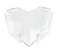 Doble Burbuja Deflectores Viento para XMAX300 para XMAX250 para XMAX125 para Xmax para XMA-X para X-MAX 300 250 125 para V3 2025 2026 Parabrisas Pantalla Motocicleta(Transparent)