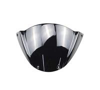 Doble burbuja motocicleta deportes parabrisas para Ducati Monster 696 ABS 2009-2012 (negro)