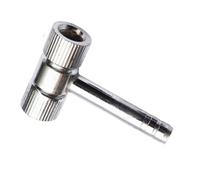 Doble cabeza Tire Chuck, Heavy Duty Air Nozzle, 5,51 x 1,57 pulgadas Truck Tyre Pressure Tool, Sturdy Gauge Attachment, Auto Accessory for Car Bus, Motorcycle Maintenance Use